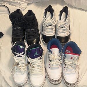 Jordan Kids Sneakers - Black, White, and Blue